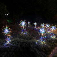 Solar Fireworks Light LED Fairy Light Copper Wire Ground Light