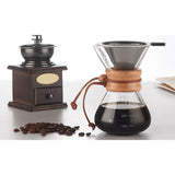 400ml Pour Over Coffee Maker with Stainless Steel Filter