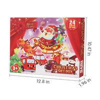 24 Days Countdown Calendar Toys Cars Xmas Gift