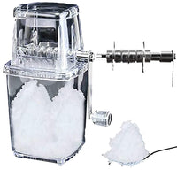 Manual Cranked Operated Ice Crusher Shaver Portable Ice Breaker