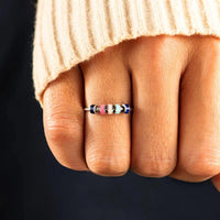 2 Pcs To My Daughter Anxiety Fidget Ring Meditation Ring