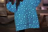 Wearable Blanket Hoodie Glow in The Dark Sherpa Hoodie