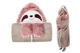 Sloth Wearable Hooded Blanket