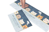 2Pcs Kitchen Floor Mat