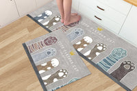 2Pcs Kitchen Floor Mat