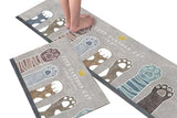 2Pcs Kitchen Floor Mat