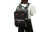 Large Capacity Diaper Backpack with Changing Pad