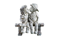 Resin Boy & Girl Garden Decor Statue