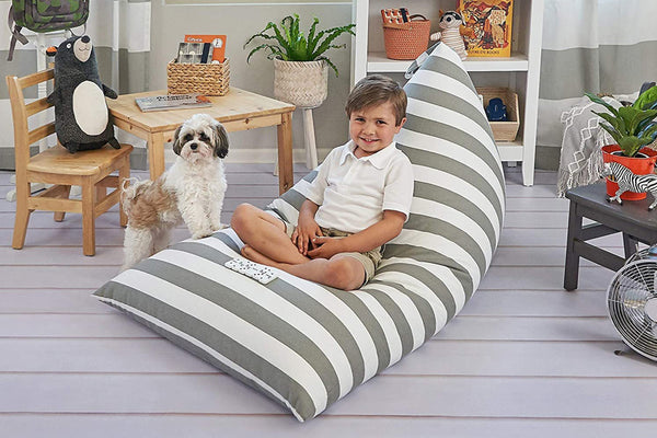 Stuffed Storage Bean Bag Chair for Kids