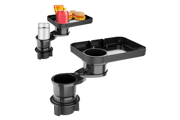 2 in 1 Detachable Table Tray & Cup Holder Tray for Car