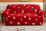 Christmas Printed Elastic Sofa Cover