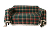 Christmas Plaid Geometric Couch Cover