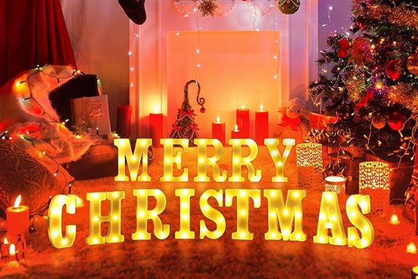 14 Letters LED Merry Christmas Lights
