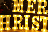 14 Letters LED Merry Christmas Lights