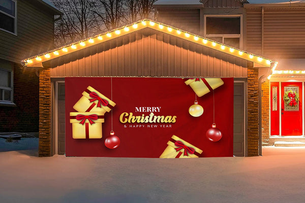 Christmas Garage Door Banner