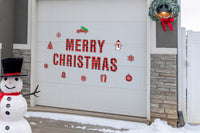 24-Piece Christmas Garage Door Decoration Set Garage Door Decor