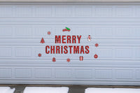 24-Piece Christmas Garage Door Decoration Set Garage Door Decor