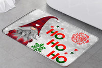 Three-Piece Christmas Bathroom Toilet Mat Set