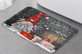 Three-Piece Christmas Bathroom Toilet Mat Set