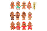 12-Piece Gingerbread Christmas Decorations