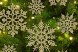 36-Pack Christmas Snowflake Decorations