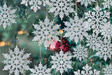 36-Pack Christmas Snowflake Decorations