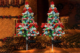 Solar Christmas Tree Lights Outdoor Yard Stake Decorative Lights