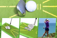 Golf Training Mat Set for Swing Detection