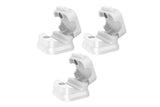 3Pcs Self-Adhesive Magnetic Cable Clips for Desk Cord Organization