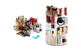 360 Degree Rotating Makeup Organizer Box Cosmetic Storage