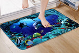 3Pcs Non-Slip Rug Bath Mat Bathroom Contour Toilet Seat Lid Cover Set