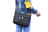 Men's Canvas Shoulder Messenger Bag Crossbody