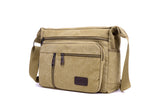 Men's Canvas Shoulder Messenger Bag Crossbody