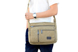 Men's Canvas Shoulder Messenger Bag Crossbody