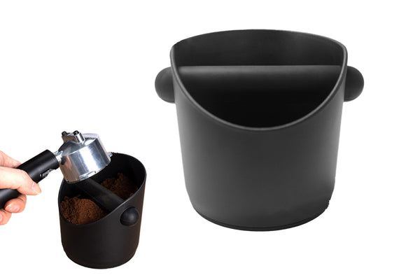 Espresso Knock Box Coffee Grounds Container with Removable Knock Bar