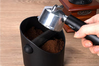 Espresso Knock Box Coffee Grounds Container with Removable Knock Bar