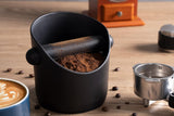 Espresso Knock Box Coffee Grounds Container with Removable Knock Bar