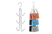 Metal Purse Hanger Organizer Space Saving Hook for Closet