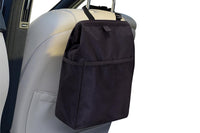 Hanging Car Trash Can with Storage Pockets Car Multifunctional Oxford Cloth Storage Bag