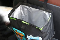 Hanging Car Trash Can with Storage Pockets Car Multifunctional Oxford Cloth Storage Bag