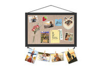 Bulletin Board Cork Board Pins Notice Pinboard Large Memo Photos Wooden Frame Wall