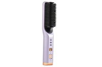 Portable Cordless Hair Straightener Brush for Travel Home Use