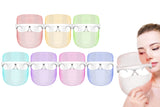 Rechargeable 7-Color LED Light Therapy Face Mask for Skin Care