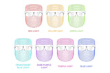 Rechargeable 7-Color LED Light Therapy Face Mask for Skin Care