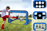 2-in-1 Kids Soccer Goals Training Set