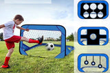 2-in-1 Kids Soccer Goals Training Set