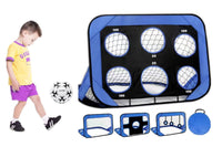 2-in-1 Kids Soccer Goals Training Set