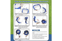 2-in-1 Kids Soccer Goals Training Set