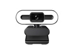 4K Webcam with Light PC Computer Camera with Built-in Microphone Plug & Play USB Webcam