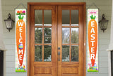 Easter Party Supplies-Happy Easter Porch Sign Banner